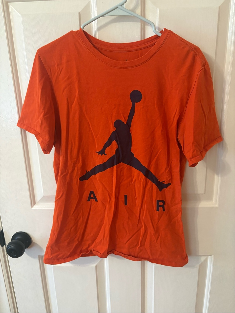 Jordan Air Orange Short Sleeve Tee
